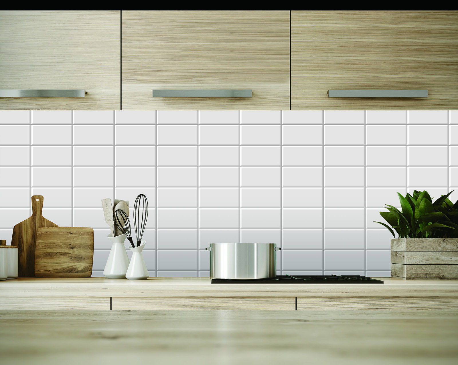 sticky tiles for kitchen wall